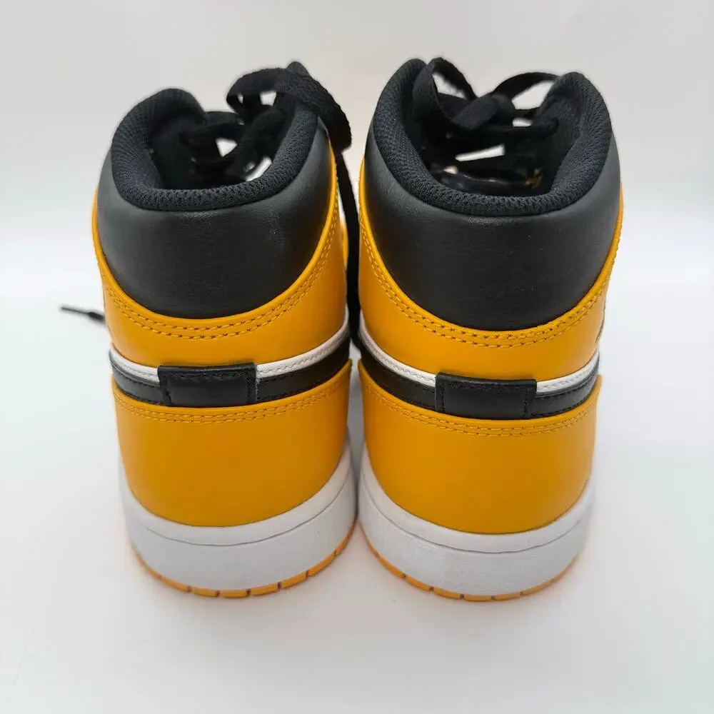 Jordan Sz 9 Men Air Jordan 1 Mid Yellow Toe Taxi (554724-701)